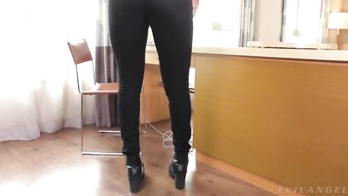 Transsexual Angel - TS Estela Duarte Jacks Off, Swallows!