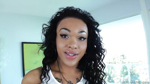 Transsexual Angel - Black Shemale Idol - The Auditions #03, Scene #07