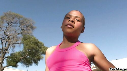 Transsexual Angel - Black Shemale Idol - The Auditions, Scene #09