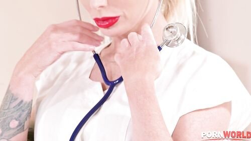 Doctor with BBC Stretches Out Slutty Nurse Isabelle Deltore GP2506
