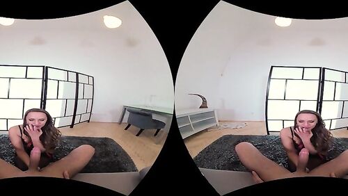 Spermsucker: VR Blowjob Fills Horny Babe's Mouth With Cum