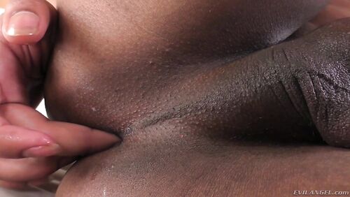 Transsexual Angel - Brazilian TS Jacks Uncut, Huge Boner
