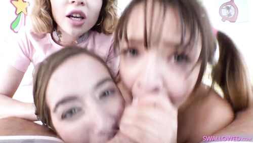 SWALLOWED - ALIYA BRYNN, NADIA NOJA, AND HONEY HAYES