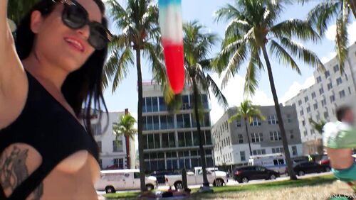 JJV: Kissa Sins Miami Beach Vacation With An Anal Creampie