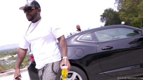 Ashley Fires Gets A Surprise Double Black Penetration