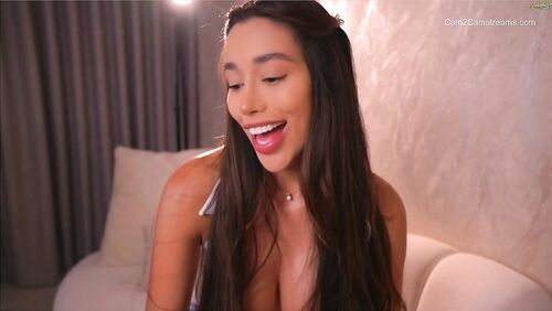 Big tits latina in sexy school girl uniform