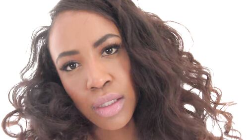 Ebony beauty Demi Sutra fucked hard in POV