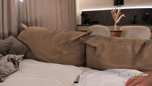 Blonde Babe Fucking Her Tight Ass with a Dildo