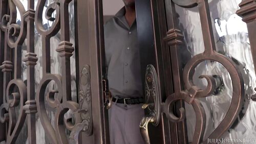 Moka Mora Takes Measurements As Well As She Takes Dredd's BBC