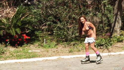 Morgan Lee In 'Anal Roller Girl'