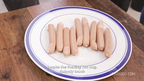 Indy Lix tries Hotdog, Milk, Cake, and Cream in Her Ass AH305