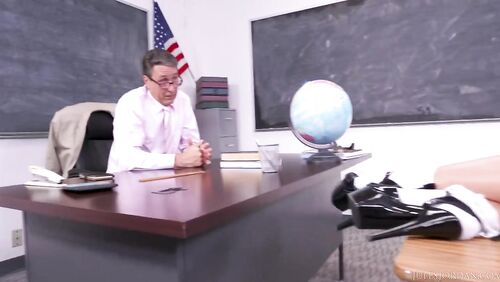 Marsha May Naughty Teen School Girl Gets An “A” For Anal