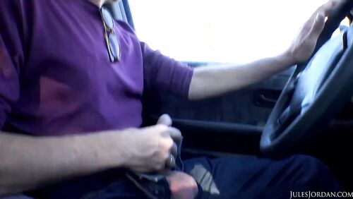 Chloe Cherry Anal, Teen Gives Her Creepy Old Driver A Blow Job and Then Her Asshole