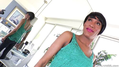 Transsexual Angel - Black Shemale Idol - The Auditions #04, Scene #02